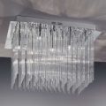 Glitrende FUTURE II loftlampe med glasstave