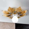 Elfenbensfarvet Blossom Florentiner loftlampe