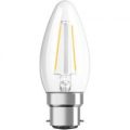 B22 2,5W 827 filament LED-kertepære