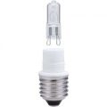 E27 20W HV-halogen sokkelsæt Basic G9, varmhvid