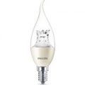 E14 6W 827 LED flamme formet pære, warmglow