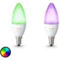 Philips Hue-kertepære RGBW E14 6,5 W 2’er sæt