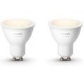 Philips Hue White dobbeltpakke GU10, 5,5 W