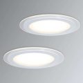 LED-indbygningslampe Premium Line Dot, sæt m 2