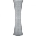 Stemningsfuld tekstil standerlampe Gravis i grå