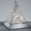 Pyramideformet RGBW-LED-bordlampe Paul, fjernbetj.