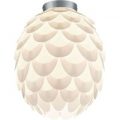 Loftlampe Marees i hvid, oval