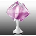 Violet designerbordlampe Gemmy Prisma