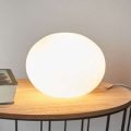Glas Oval den dekorative bordlampe, Ø 18 cm