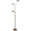 LED-gulvlampe Diamond i bronze