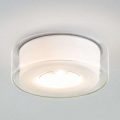 LED designer loftslampe Curling af glas