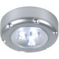LED natlampe Florenz, inkl. batterier, sølv