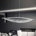 132 cm lang – LED-pendellampe Amaca m. Swarovski
