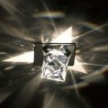 Octa – loftslampe med ottekantede krystaller