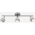 Groove den kromfarvede LED-loftslampe, 3 x 5 W