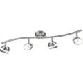 Puristisk LED loftslampe Shark, 4 lyskilder