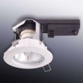 Rundt downlight i hvidt