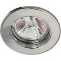 Fast lavspændings downlight i mat krom