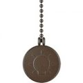 Westinghouse glødepære medaljon trækkæde bronze