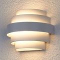 Hvid LED væglampe Enisa til udendørs brug