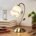 Blomster designet bordlampe Matea