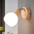 Tiltalende LED-spot Svenka, 1 lyskilde trælook