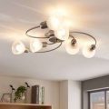 Loftlampe Pauline, 6 lyskilder, stue