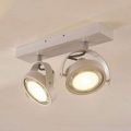 Hvid LED-loftlampe Munin, GU10 dæmpbar