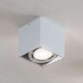 LED-downlight Rosalie, dæmp., 1 lys, kantet, hvid