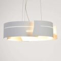 Keyron – LED hængelampe i hvid med klart lys