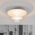 Hvid LED loftlampe Riley, fornemt look