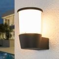 LED udendørs væglampe Melania med plastskærm
