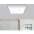 Kvadratisk LED-loftslampe Augustin, 25 cm