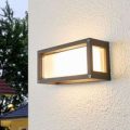 Aurelien – udendørs væglampe med grå ramme