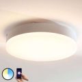 Rund LED-loftlampe Chester, variabel lysfarve