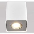 Firkantet GU10-LED-downlight Giliano i hvid