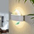 LED væglampe Yola med glaskrop