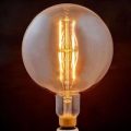 E27 LED globepære filament 8W, 800Lm, 1.900K rav